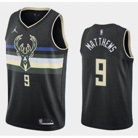Dres Milwaukee Bucks Wesley Matthews 9 2020-21 Jordan Brand Statement Edition Swingman